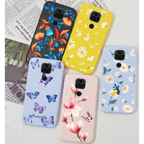 Butterfly Case For Xiaomi Redmi Note 10 Pro Note 9 Pro 9S 9T 10S Xiomi Mi 11 Lite Mi11 Note10 Lite Case Cover Silicon TPU Bumper