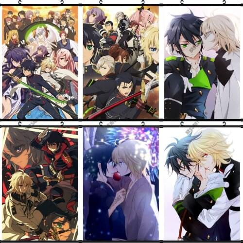 Canvas Painting Wall Art Seraph At The End of Anime Posters and Prints Nordic Room Decor Pictures Living Kids Home Decoration