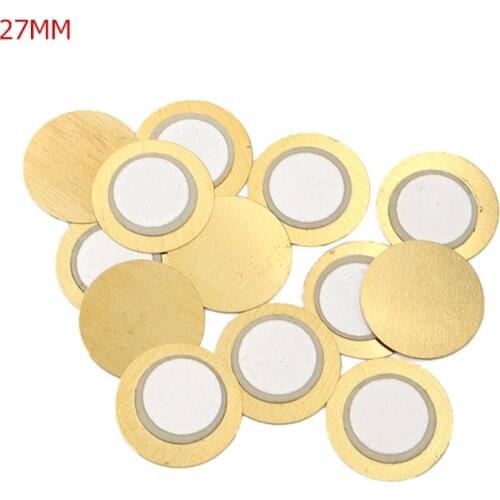 10Pcs/lot 27MM copper piezoelectric Buzzer Ceramic 18MM alarm buzzer,Piezo Ceramic buzzers speaker for DIY repair