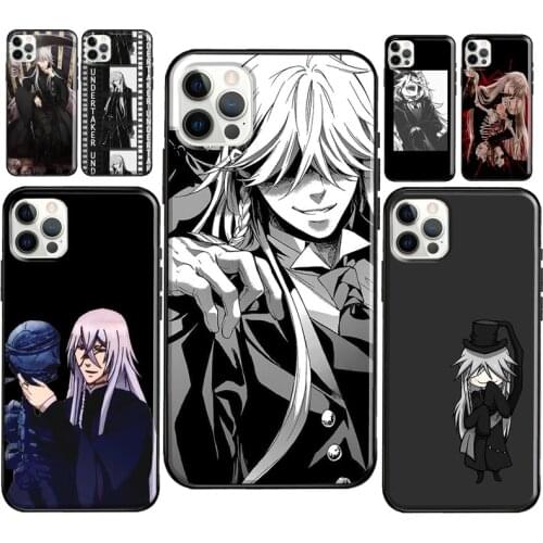 Undertaker Black Butler Soft Case For iPhone 12 11 Pro Max XS XR X 12 mini 5S SE 2020 6S 7 8 Plus Phone Cover