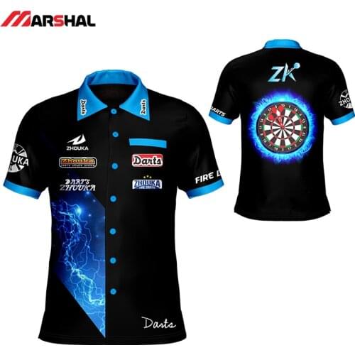 New Shoot Darts Mens T Shirt Black 100% polyester Customizing Make Your Design Color Shooting Shirt for adult Polo TShirt