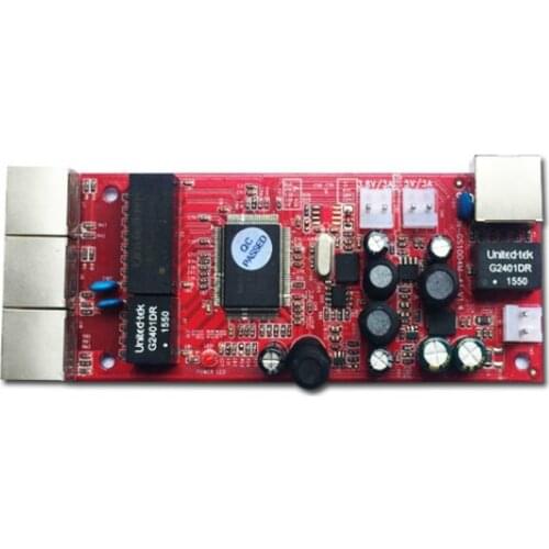 OEM/ODM 10/100/1000Mbps 4 Ports PCBA Ethernet Switch PCB /Network Switch module poe switch ethernet switch