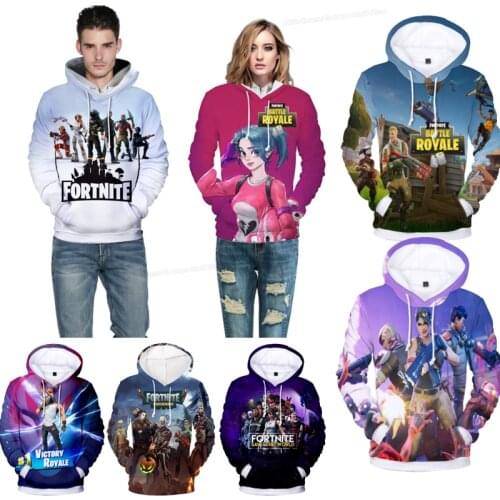 Fortnite Hoodie Sweatshirts Anime Gaming Unisex Streetwear Hoodies Hip Hop Battle Royale Sweatshirt Boy Girl Hoodie Harajuku Top