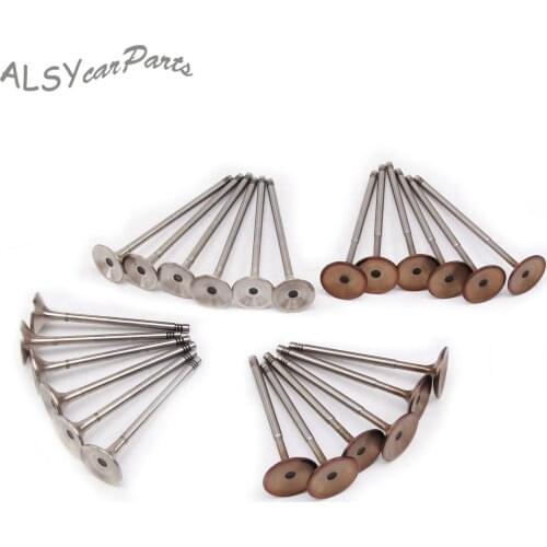 022109601 Inlet & Outlet Valves Kits For Skoda VW EOS CC Passat Golf 3.2 3.6 V6 Audi A3 Q7 TT Engine Intake & Exhaust Valves