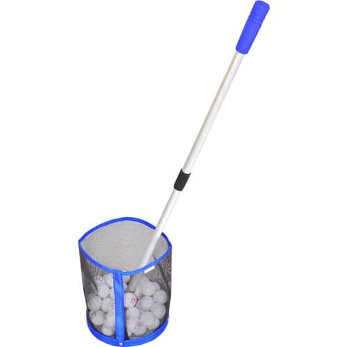 1 Set Telescopic Pole Table Tennis Ball Picker Ping pong Ball Picking Net Receiver Collection 120 pcs Capacity