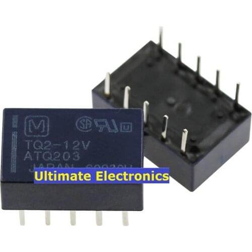 10pcs TQ2-12VDC TQ2-12V TQ2-DC12V ATQ203 12V