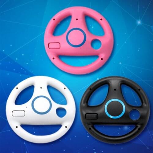 3 Color ABS Steering Wheel for Kart Racing Games Remote Controller Console