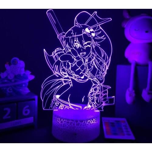 3D Anime Lamp Gurren Lagann Led Night Light for Bedroom Decor Boys Grils Birthday Gift Night Lamp Acrylic Neon 3d Lamp