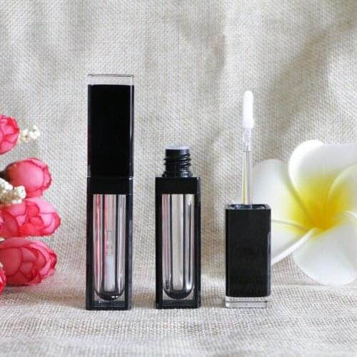 4ML Mini Sample Empty Lip Gloss Tubes Lip Repair Serum Liquid Lipstick Mouth Care Cream Travel Plastic Bottle Case 200pcs/lot