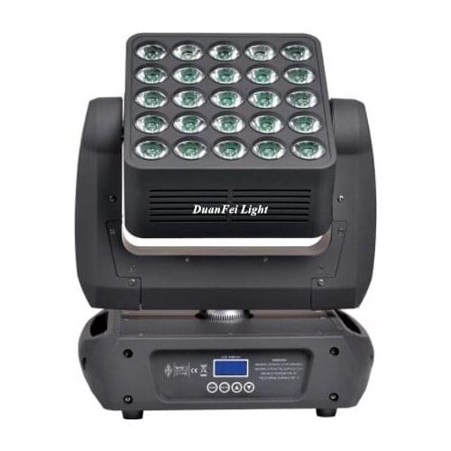 8lot 25x12w 4in1 RGBW LED Matrix Beam Moving Light Dmx Pixel Dot Control Led Blinder Light Dj Moving Head RGBW