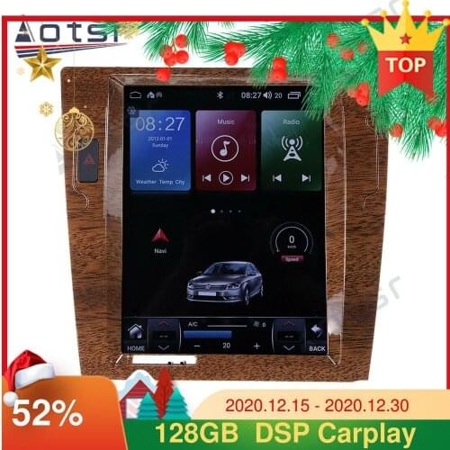 For Volkswagen Phaeton 12.1 inch Vertical screen Tesla Stereo PX6 Android 10 Car Radio Player Car GPS Navigation CARPLAY DSP
