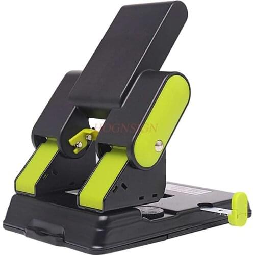 Hole puncher stationery binding puncher two-hole paper multi-page punch thick paper double-hole round hole punch hole