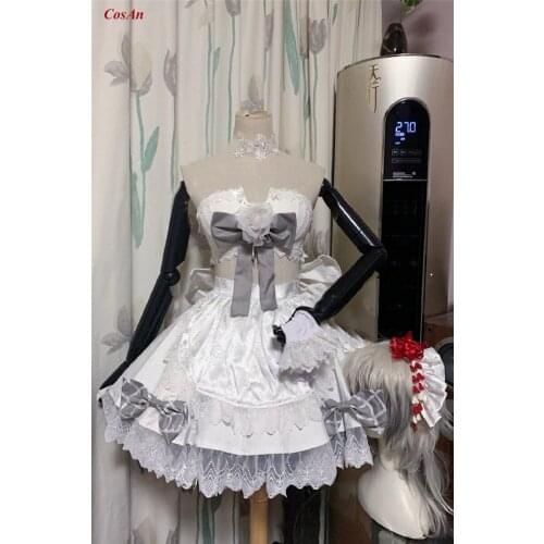 Hot Game Azur Lane Shokaku Cosplay Costume Gorgeous White Uniform Unisex Ball Activity Party Role Play Clothing Custom-Make Any