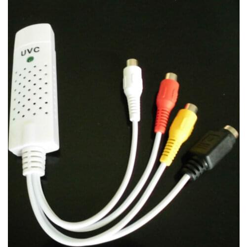 UVC USB2.0 Video capture tv tuner card with Audio TV DVD VHS Audio AV Adapter Computer CCTV Camera Support WIndow 7/8 XP