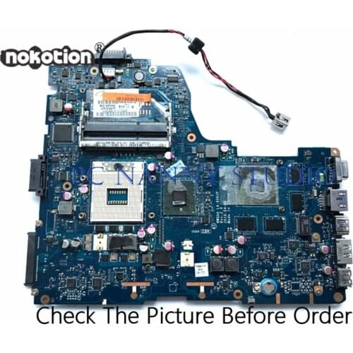 PCNANNY for Toshiba Satellite A660 A665 Laptop Motherboard LA-6062P K000109880 HM55 DDR3 tested