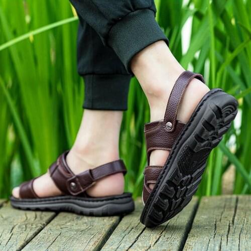 Sandalle Homme Vietnam Sandals Roman Men Sandalias Playa Hombre Sandalen Heren Sandalia Masculina Couro Sandali Da Uomo