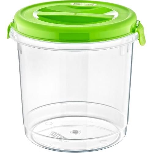 Plastart Round Lock Jar 2 Pcs