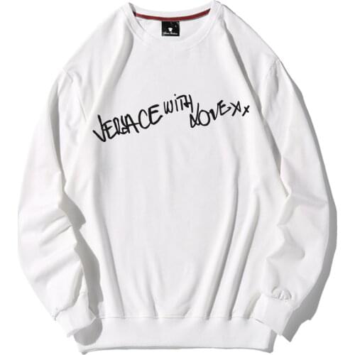 Oversized Printed Pullover Harajuku Sweatshirt Cotton Letter Clothes Long Sleeve Spring Winter Sweatsuit Thin Soft Sweatshirts