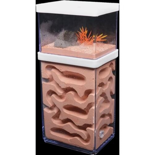 Plaster Ant Farm Natural Ecological Gypsum Big Nest Large Insect Castle Workshop Pet hill House with Feeding Area