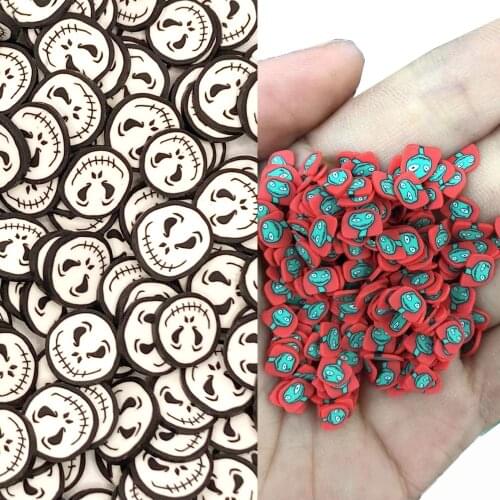 50g Mixed Polymer Hot Clay Cartoon Character Slices Sprinkles DIY Resin Shaker Jewelry Stuff Slime Filling Phone Nail Art Decor