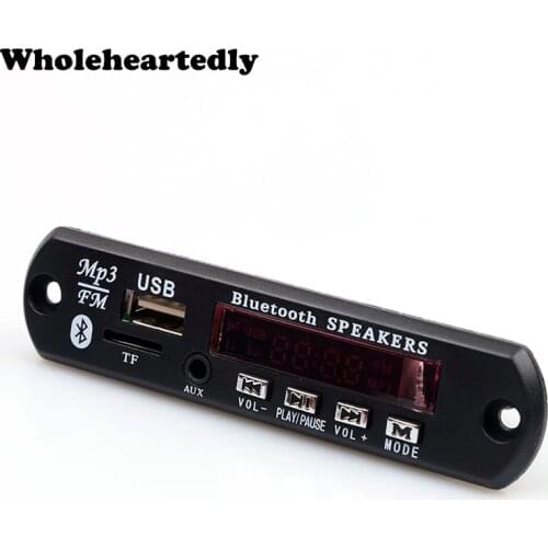 Brand New DIY Bluetooth MP3 Decoding Board Module Car Aux Audio Player Speaker TF Card Slot / USB / FM / Remote Control