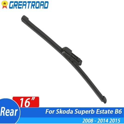 Wiper 16" Rear Wiper Blade For Skoda Superb Estate B6 2008 - 2014 2015 Windshield Windscreen Rear Window