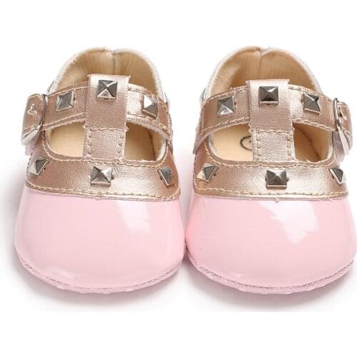 Newborn Baby Girls Shoes Autumn Toddler Kids Princess Crib Shoes Anti-slip Soft Sole Sneaker Prewalker First Walkers