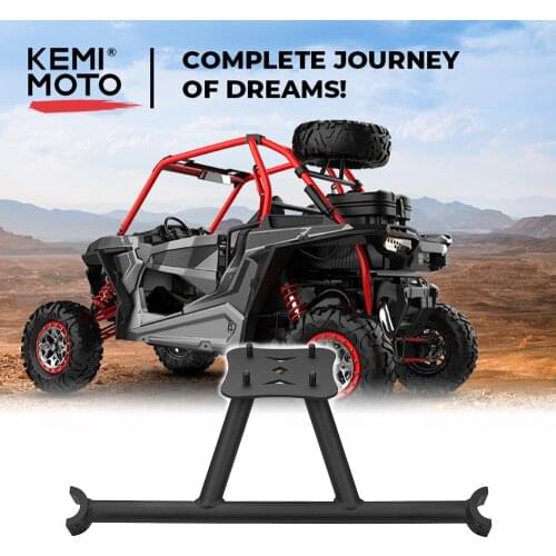 KEMIMOTO UTV RZR For Polaris RZR XP 1000 For Polaris RZR XP Turbo 2 Door and 4 Door Tire Carrier Black