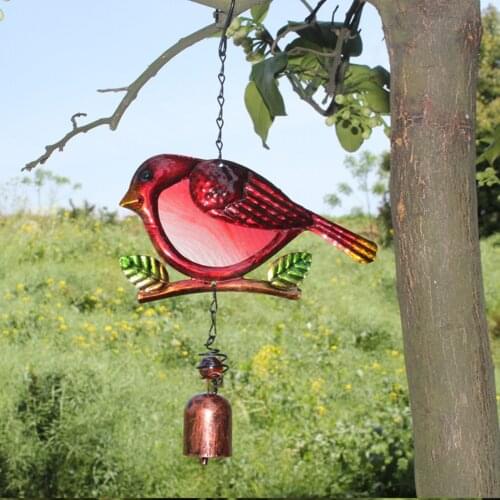 Bird Garden Wind Chimes With A S Hook For Windows Courtyard Trees Gardens Home Garden Exquisite Hanging Decoration
