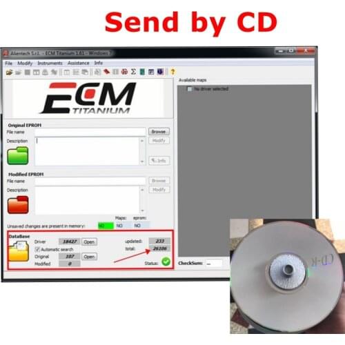2021 For KT-/ AG and K- ESS V2 ECM TITANIUM 1.61 With 18259+ Driver ECM Titanium 26000 Drivers can send by CD Hot Selling