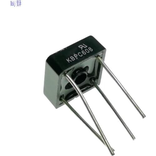 5/10PCS New KBPC608 KBPC-608 6A 800V Single Phases Diode 4Pin Bridge Rectifier