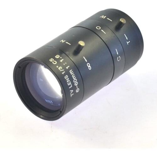 6-60mm 1/3" Industrial Camera Manual IRIS Zoom Focus Lens CS Mount CCTV Lens