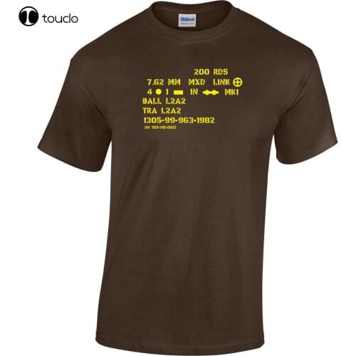 7.62Mm Mixed Link T-Shirt, British Army, Germany,Baor, Military,Gpmg