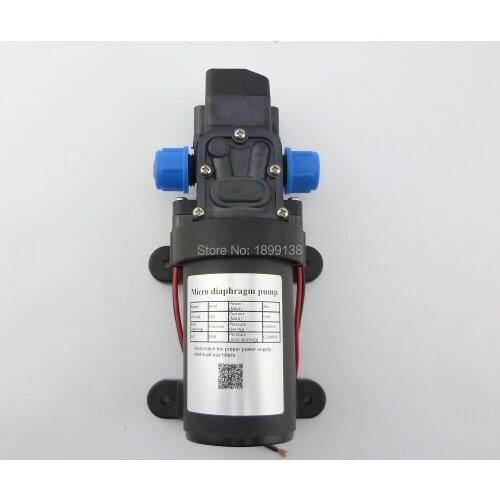 Fast delivery automatic pressure switch control electric self priming 80W 12v dc high pressure water pump with built-in fan