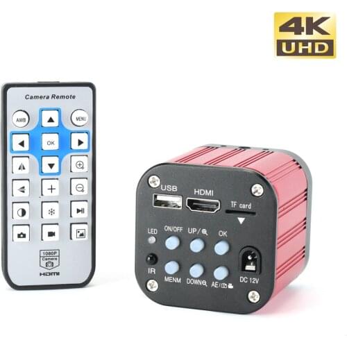 Hayear 4K UHD CMOS Digital Microscope Camera 1080P Full HD 120FPS Industrial C-mount Video Camera For Phone Repair Soldering