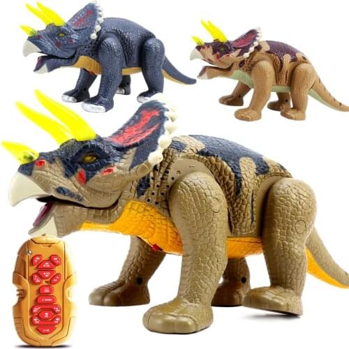 Children Story Machine Electric Remote Control Dinosaur Animals Walking Model Educational Toys Ready-to-go Animal Electronic