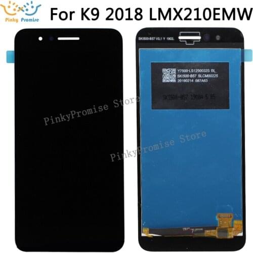 For LG LMX210MA Aristo LTE LCD For LG K9 2018 LMX210EMW LMX210NMW LMX210EM lcd Display Touch Screen Digitizer Assembly WithFrame