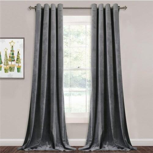 Friswiz Velvet Curtains For Windows