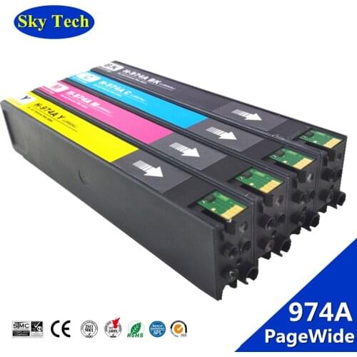 SKY 974A Compatible Ink Cartridge For HP 974A ,Pigment For HP PageWide 352dw 377dw 452dw 477dw 552dw 577dw P55250dw P57750dw