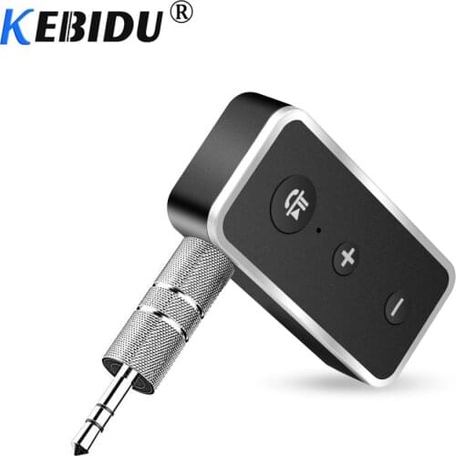 Kebidu Wireless Bluetooth 5.0 Audio Receiver Stereo Speaker Bluetooth Adapter For Car kit Wireless Aux 3.5mm Jack