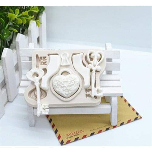 Luyou DIY Key Silicone Resin Molds Fondant Mold Cake Decorating Tools Pastry Kitchen Baking Accessories FM1137