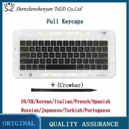 New A1706 A1707 Keyboard keycaps For Macbook Pro Retina 13 '' 15 '' Keyboard Keys Replacement key cap 2016 2017 Year