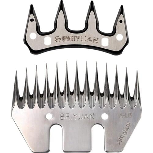 Stainless steel Sheeps Shearing Clippers Straight Tooth Sheep Shearing Cutting Blade Sheep Shearing Machine Scissors Cutter NEW