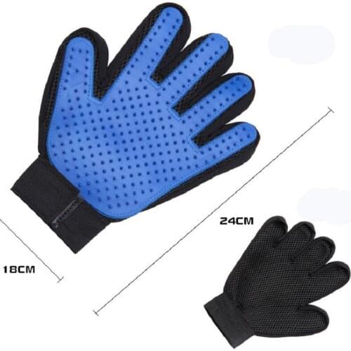 Pet Glove For Cats Cat Grooming Pet Dog Hair Deshedding Brush Comb Glove For Pet Dog Finger Cleaning Massage Glove For Animal