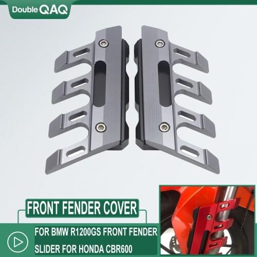 Motorcycle front fender slider protective cover For Kawasaki For Yamaha For BMW For Honda fender