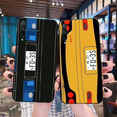 Hot Japan anime Initial D Car taillight Printing Phone Case cover Shell For Huawei Nova 6se 7 7pro 7se honor 7A 8A 7C Prime2019