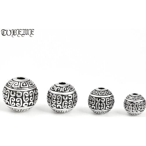 Handmade 925 Silver Lucky Symbol Tibetan Guru Bead Tibetan Malas Guru Buddhist Prayer Beads Guru Three-way Bead