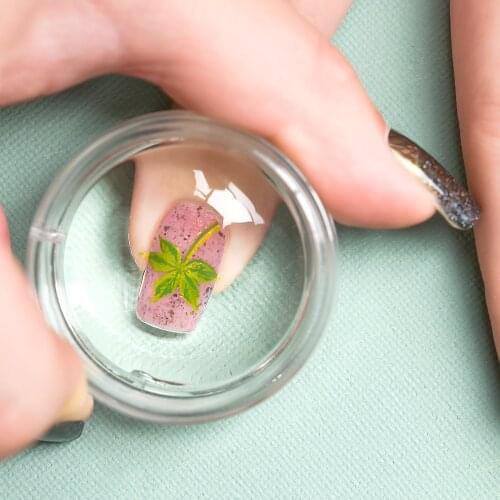 AriesLibra Nail Jelly Stamper Scraper Nails Art Stamp Set Transparent Silicone Nail Stamps Printer Transfer Manicure Template