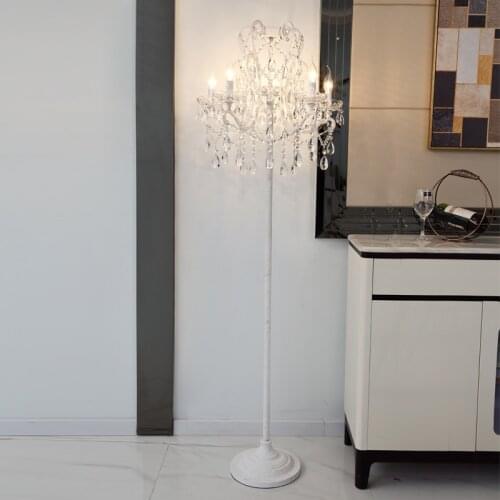Hotel Decoration Designer Modern Palm Tree Stand Copper Ostrich Feather Floor Lamp White Feather Shade Floor Lamp Lights