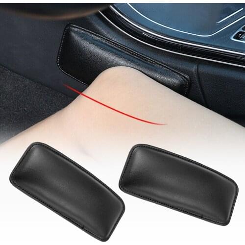 Universal Car leg pads Pillow Thigh Armrest Cushion Support Knee Pad Leather